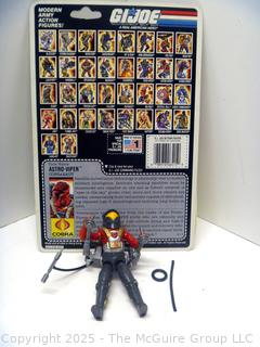 1988 GI Joe Action Figure Cobra Astro Viper Complete with Full Card (NM) Toy  