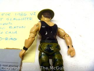 1986 GI Joe Action Figure Sgt Slaughter Incomplete  (NM) Toy