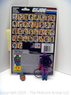 1988 GI Joe Action Figure Toxo-Viper Complete with Full Card (NM) Toy
