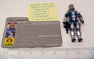 1987 GI Joe Action Figure Cobra Commander V3 Incomplete (NM) Toy