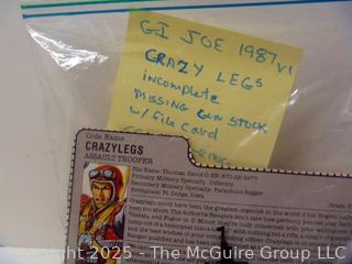 1988 GI Joe Action Figure Craxy Legs Incomplete (NM) Toy