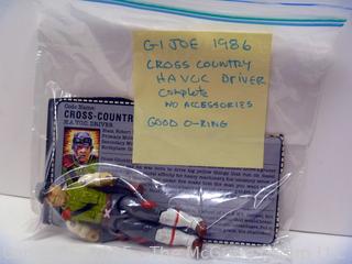 1986 GI Joe Action Figure Cross Country Complete with Full Card (NM) Toy