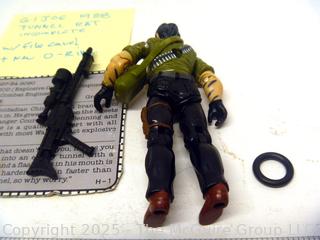 1988 GI Joe Action Figure Tunnel Rat Incomplete with Card (NM) Toy