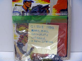 1988 GI Joe Action Figure Hardball Complete with Full Card (NM) Toy