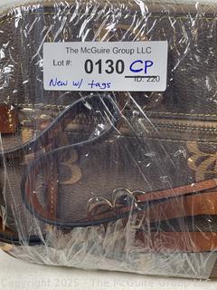 Dooney & Bourke Monogram Mini Domed Crossbody Handbag, New with Tags