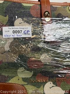 Dooney & Bourke Camouflage Duck Dover Tote Handbag, New with Tags