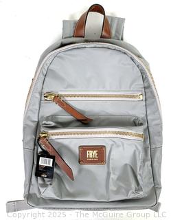 Frye Ivy Light Grey Backpack, New with Tags