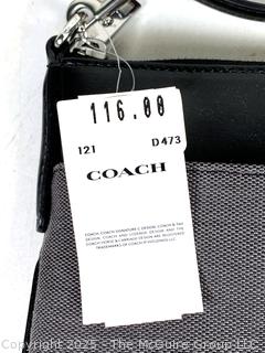 Coach Denim Jacquard Kitt Crossbody Handbag, New with Tags