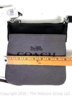 Coach Denim Jacquard Kitt Crossbody Handbag, New with Tags