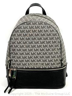 Michael Kors Rhea Zip Backpack in Graphite, New with Tags