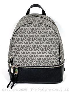 Michael Kors Rhea Zip Backpack in Graphite, New with Tags