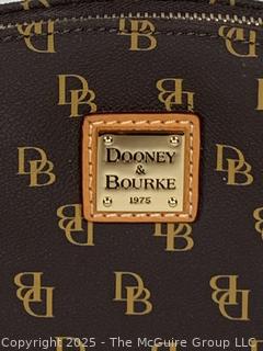 Dooney & Bourke Penny Brown Signature Logo Crossbody Handbag, New with Tag