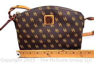 Dooney & Bourke Penny Brown Signature Logo Crossbody Handbag, New with Tag
