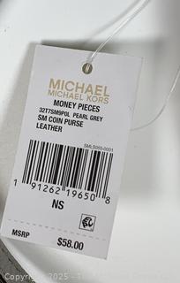 Two (2) Michael Kors Leather Jet Set Small Coin Purses ,New with Tags