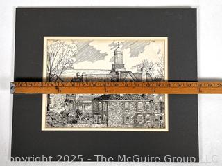 Unframed Lithograph Print of The Governor's Palace in Williamsburg, VA.