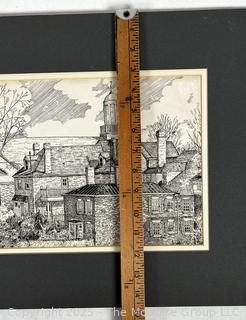 Unframed Lithograph Print of The Governor's Palace in Williamsburg, VA.