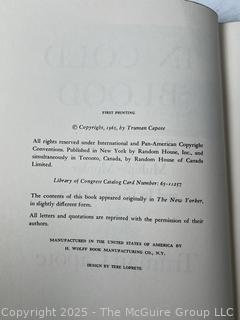 In Cold Blood by Truman Capote. First Printing