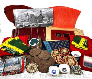 Group of Place Mats, Coasters and Table Linens