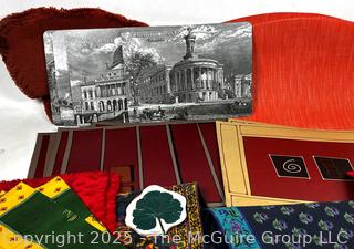 Group of Place Mats, Coasters and Table Linens