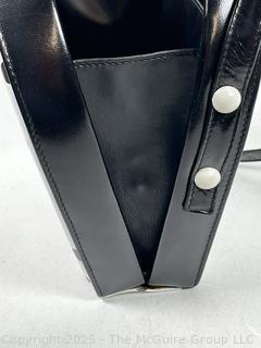 1980's Bruno Magli Italian Polka Dot Handbag.