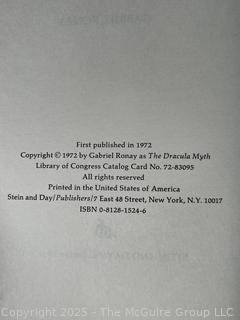 The Truth About Dracula by Gabriel Ronay 1972