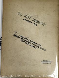 1943 Résistance France 1940-43 by André Morize, From US Army Cavalry Training Department Library, Fort Riley, Kansas