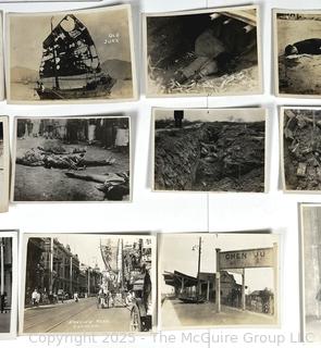 Group of WWII Black & White Military Photos from Shanghai, China 