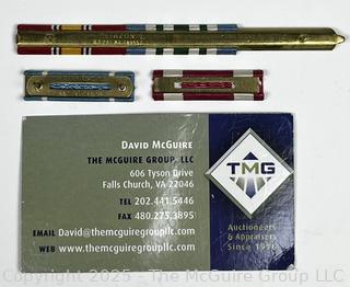US Military Service Bar and Ribbons