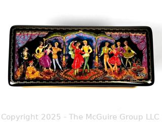 1991 Ardleigh Elliott Russian Porcelain Music Trinket Box