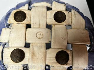 Three (3) Pottery Serving Bowls and Two (2) Wine Bottle Coasters