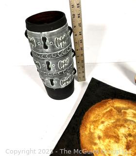 Three (3) Hand Thrown Pottery Serving Items