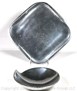 Two (2) Nambe Studio Platter and Bowl