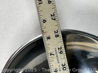 Two (2) Nambe Studio Platter and Bowl