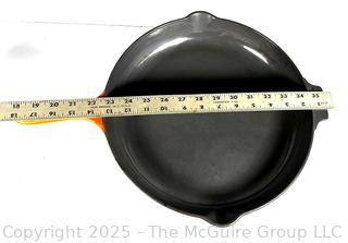 Le Creuset Signature 30cm Cast Iron Skillet 11.75" Cerise Red Double Pour France