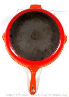 Le Creuset Signature 30cm Cast Iron Skillet 11.75" Cerise Red Double Pour France