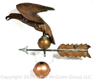 Copper Eagle Weathervane with Mount 