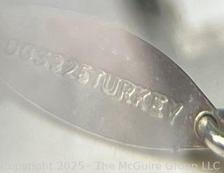 Turkish 925 Silver Bead Necklace