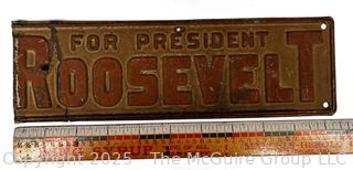 President Roosevelt License Plate Topper