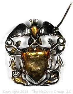 Trifari WWII Sweetheart Sterling Eagle Brooch