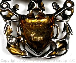 Trifari WWII Sweetheart Sterling Eagle Brooch