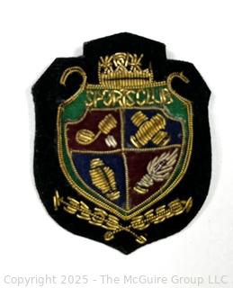 Four (4) Scottish Metallic Bullion Embroidered Badges
