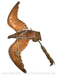 Copper Eagle Weathervane with Mount 