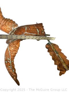 Copper Eagle Weathervane with Mount 