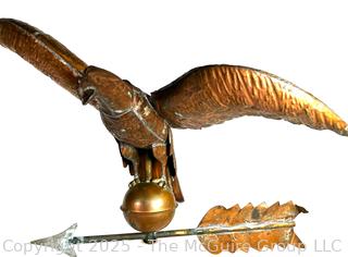 Copper Eagle Weathervane with Mount 