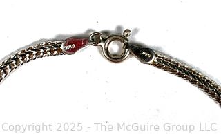 Sterling Silver Chain Necklace. 