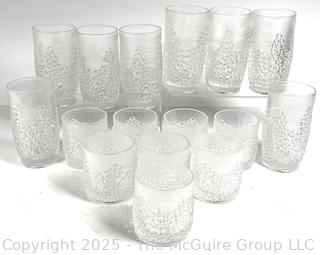 Set of La Rochére, France Bubble Glassware