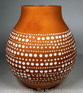 Terra Cotta Pottery Vase by Dutch Designer Hella Jongerius for Ikea.  15"