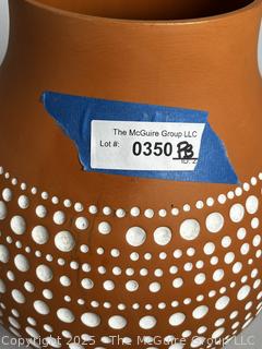Terra Cotta Pottery Vase by Dutch Designer Hella Jongerius for Ikea.  15"