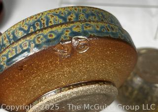 Collection of Hand Thrown Pottery Bowls. 