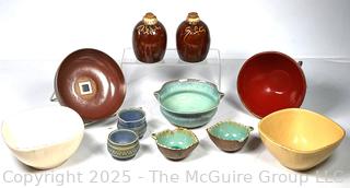 Group of Pottery Serving Items